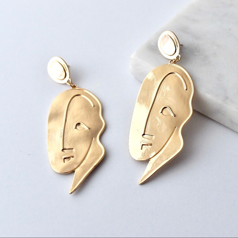 The Other Side Face Earrings